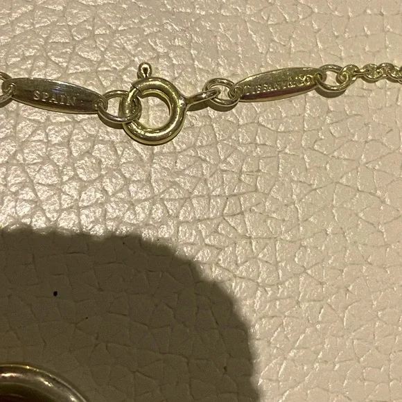 TIFFANY & CO OPEN HEART PENDANT CHAIN NECKLACEELSA PERETTI 27MM